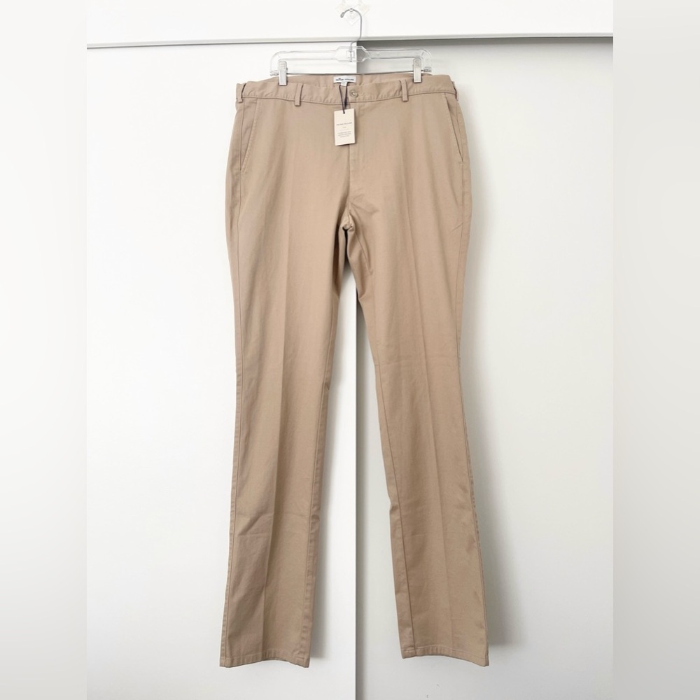 NWT Peter Millar Crown Golf Pants Prima Cotton Blend Size 38